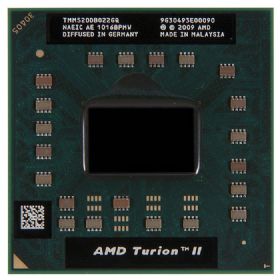    AMD Turion ll Dual-Core M520 TMM520DBO22GQ Socket S1 (S1g3) 2.3GHz Caspian. 